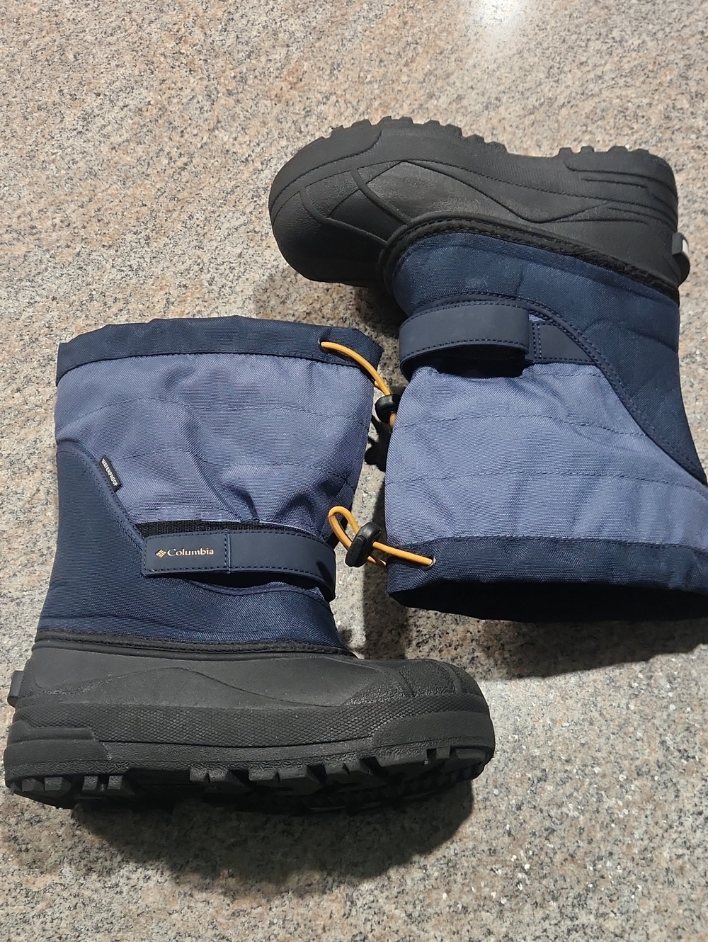 Columbia Kids Navy Waterproof Insulated Snow Boots Size 3